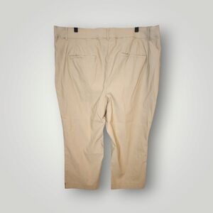Lane Bryant Classic Tan Women's Cropped Pants size 22 a83826